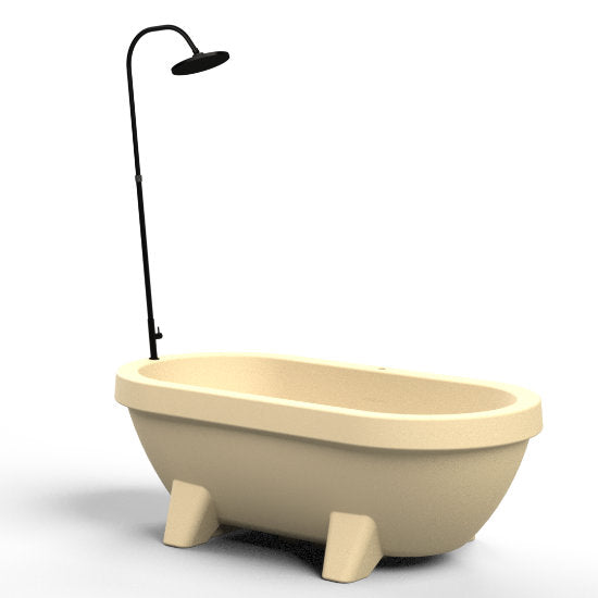 Gardentub Sand Dune: Luxe Buitenbad & IJsbad voor Jaar-rond Tuinplezier - Finesse Wellness BV