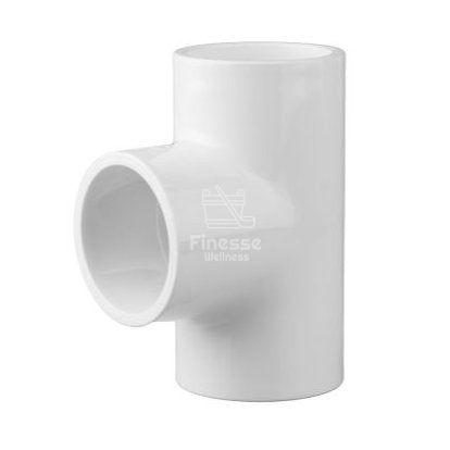 1.5 inch T-stuk PVC | Spa & Hot Tub Waterverdeling - Finesse Wellness BV