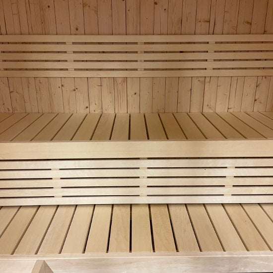Inuti Binnensauna Large: Ontspanning in uw eigen Finse Sauna - Finesse Wellness BV