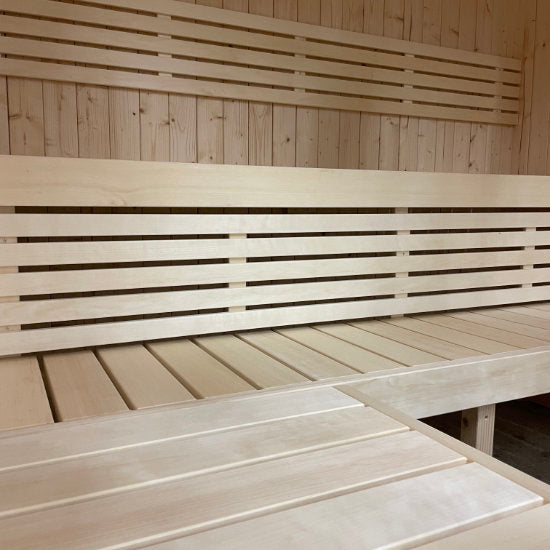 Inuti Binnensauna Large: Ontspanning in uw eigen Finse Sauna - Finesse Wellness BV