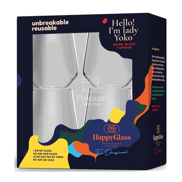 Kunststof Water Glas (4 st.) - Finesse Wellness BV