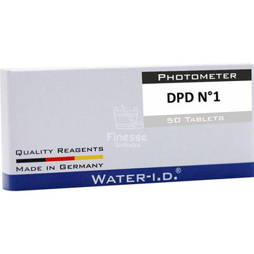 50 tabletten DPD N°1 (vrij chloor) voor het meten van vrij chloor voor PoolLab 2.0 - Finesse Wellness BV