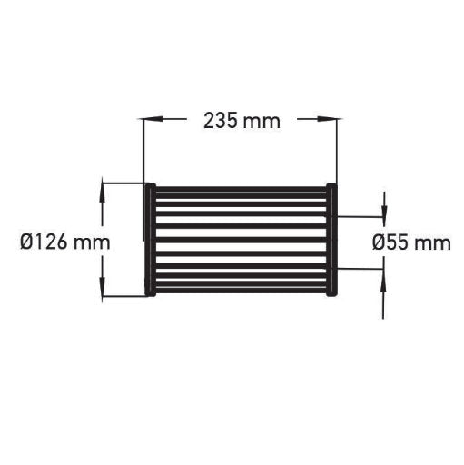 Wellis Spa Filter 235x127 - Originele AKU0116 - Antimicrobiële Blauwe Optie (No thread)-Finesse Wellness BV