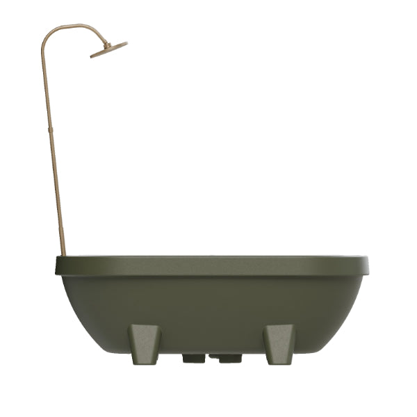 Gardentub Tuinbad Dark Olive Green: Ultieme ontspanning en waterpret in uw tuin - Finesse Wellness BV