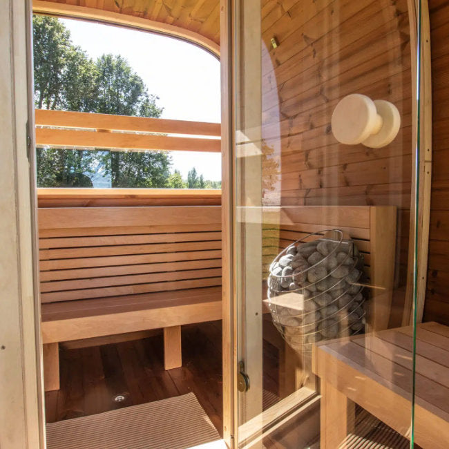 Design Sauna Dice Blanco – Modern Scandinavisch Wellness Genot - Finesse Wellness BV