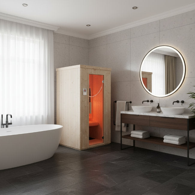 FinesseSpa Infrarood Sauna - 1 Persoons - Finesse Wellness BV