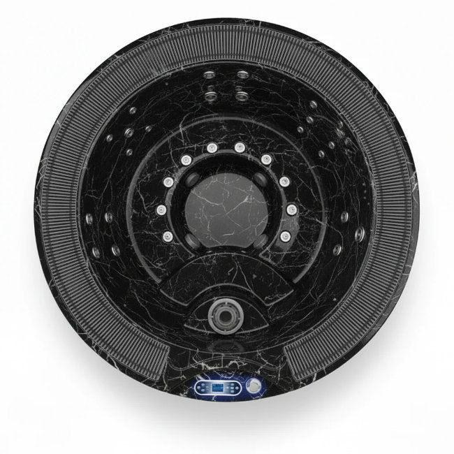 Hanscraft HC8 - Black Marble - Grey (klantverkoop - nieuw in verpakking) - Finesse Wellness BV