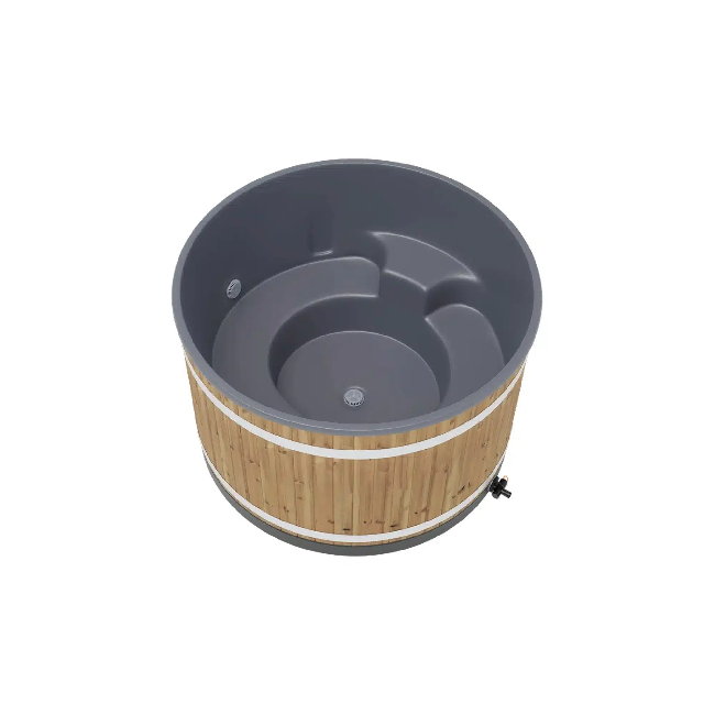 Kirami Steady Hottub: Ergonomisch Comfort in Modern Fins Design - Finesse Wellness BV