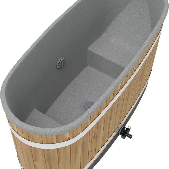 Kirami Tiny Hottub: Compacte Luxe met Kunststof Binnenkuip - Finesse Wellness BV