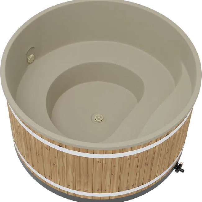 Actie: Kirami Tiny Hottub – Compact Genieten met Rexener Bioheater - Finesse Wellness BV