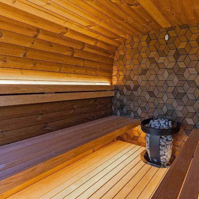 Dice Blackline Quadrum Solo XL Buitensauna - Finesse Wellness BV