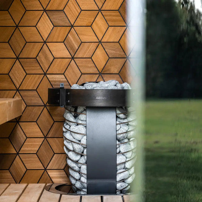 Dice Blackline Quadrum Solo XL Buitensauna - Finesse Wellness BV