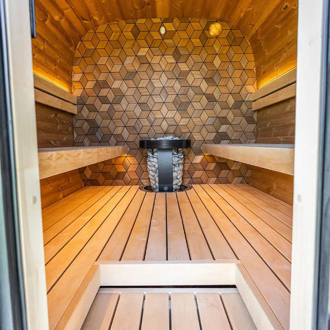 Dice Blackline Quadrum Solo XL Buitensauna - Finesse Wellness BV