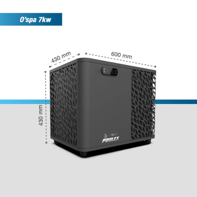 Poolex Spawer O'Spa 7kW – Krachtpatser voor Grote Spa's & Swimspa's
