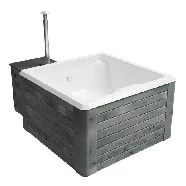 Rexener Aurora: Stijlvolle Vierkante Hottub met Bioheater - Finesse Wellness BV