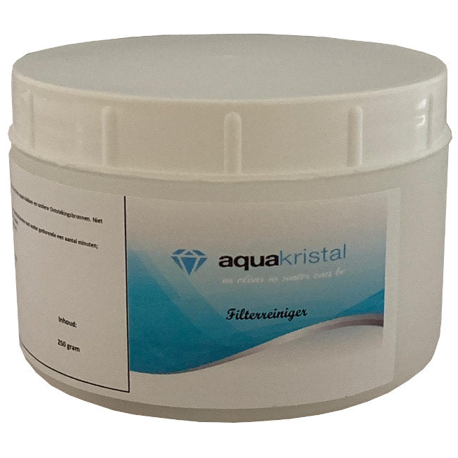 Aqua Kristal Filterreiniger 250 gram - Finesse Wellness BV