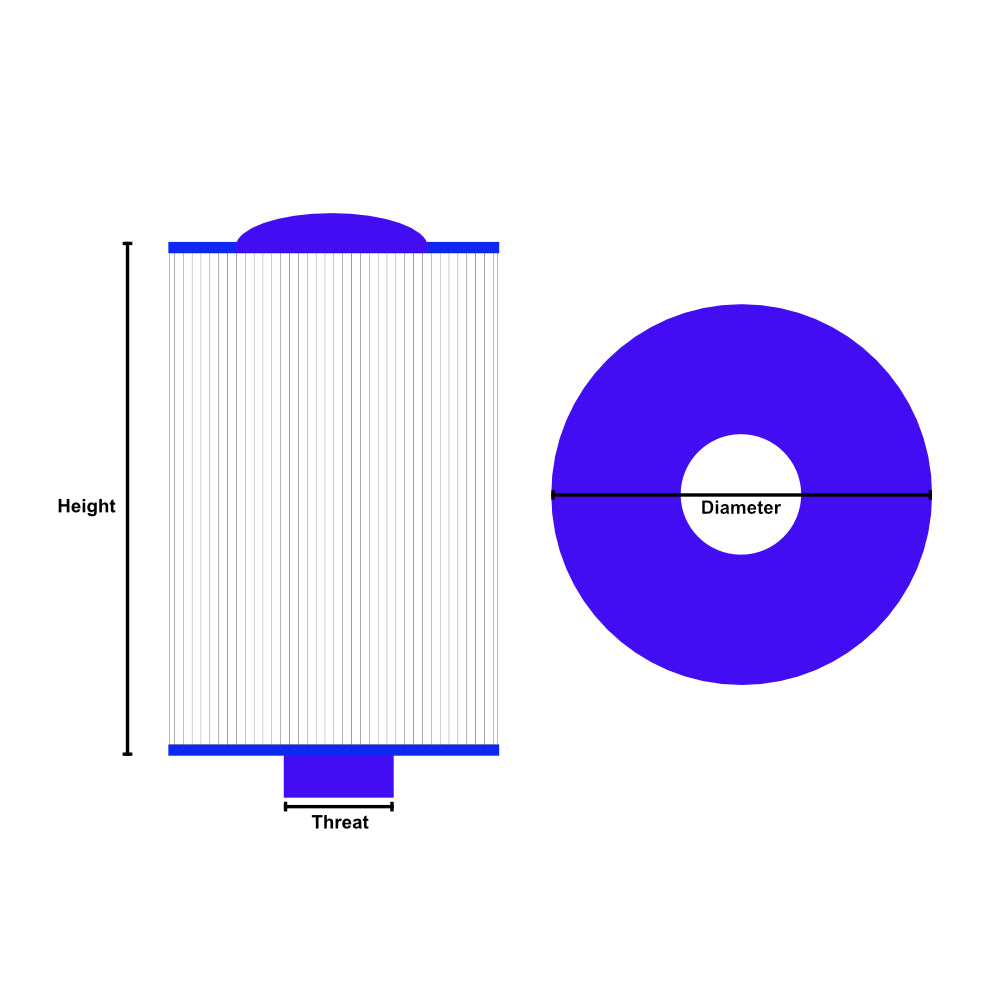 FinesseSpa Filter Afmetingen