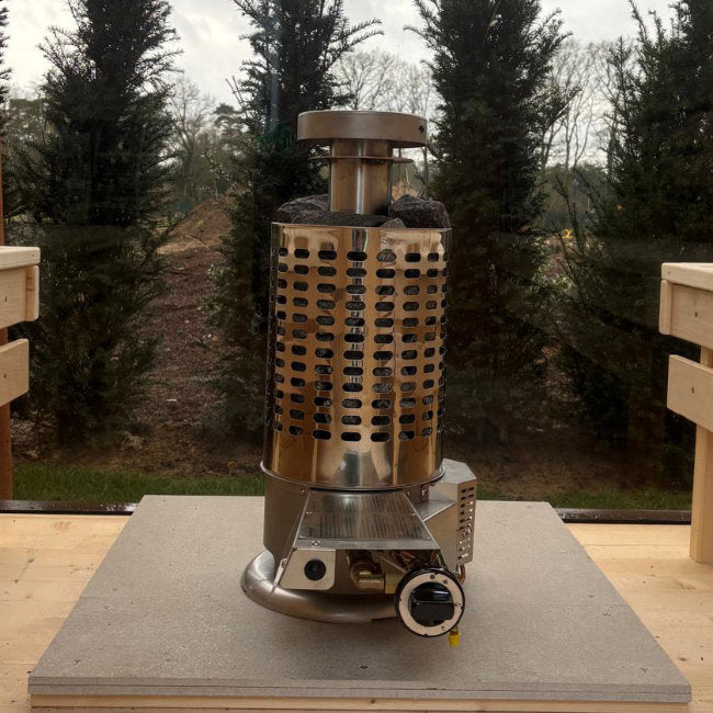 FinSteam Botnia 81 Deluxe: De Ultieme Design-Upgrade onder de Gasgestookte Saunakachels - Finesse Wellness BV